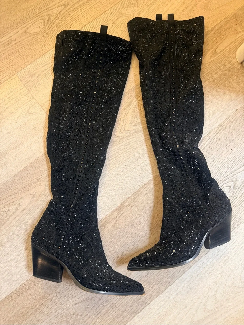 Jessica Simpson thigh high boots